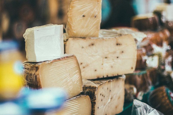 assorted cheeses