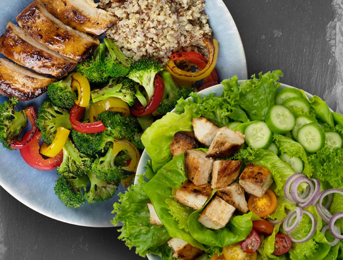 chicken and vegetables