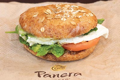Avocado, egg whites, tomato, spinach? Well done, Panera.