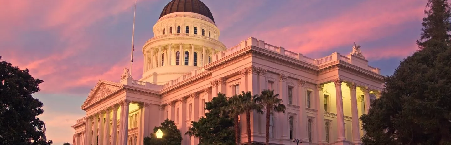 The City of Sacramento California Capital Dome
