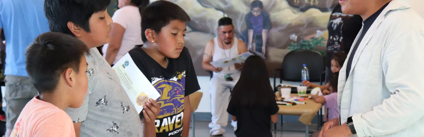 ZYEP staff, Zachary James, leading an activity for program participants