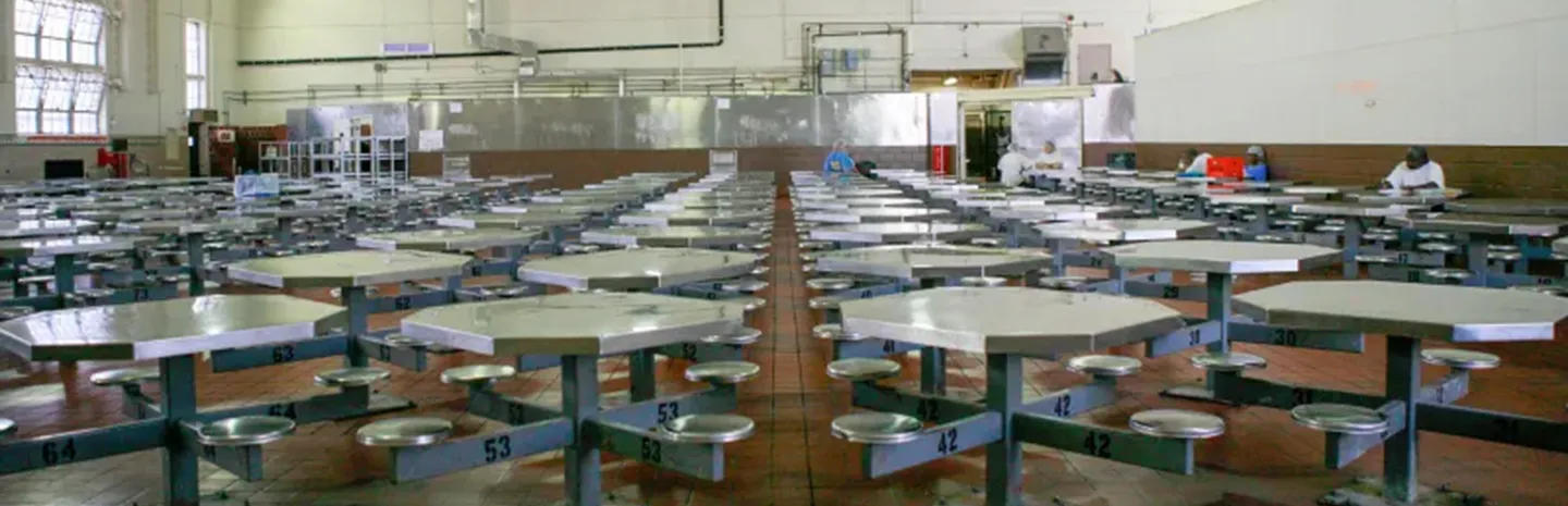 Prison dining hall
