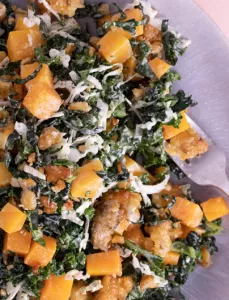 kale and tempeh salad