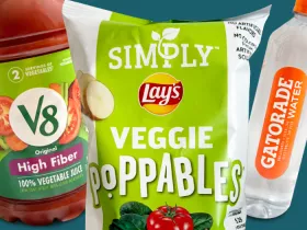 collage of products with misleading labels