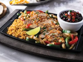 Chili's chicken Fajita plate