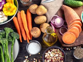 Assortment of vegetables on a table