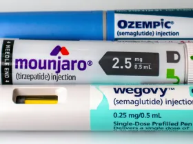 3 different injection pens of GLP-1 drugs