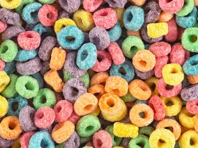 Colorful cereal