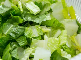 Shredded iceberg lettuce