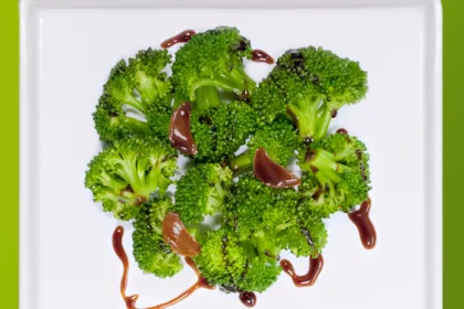 broccoli with balsamic dressing