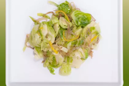Brussels sprouts with orange dressing