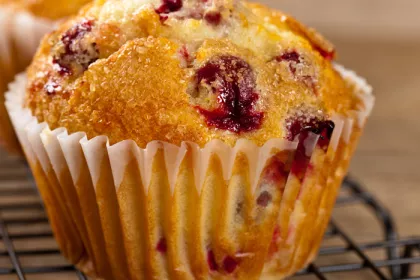 a cranberry muffin