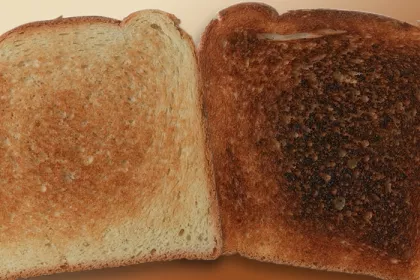 burnt toast