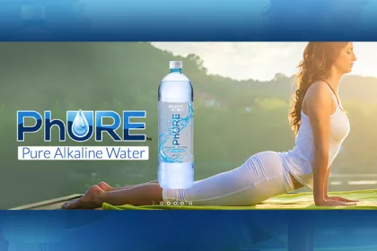 phure alkaline water ad