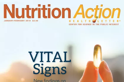 January/February 2019 nutrition action cover