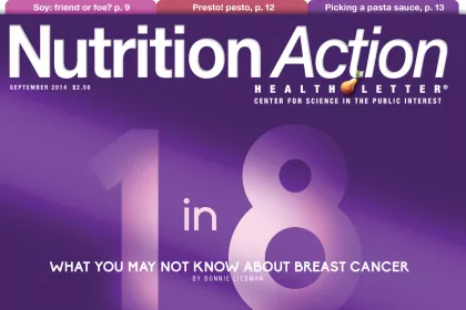 September 2014 nutrition action cover