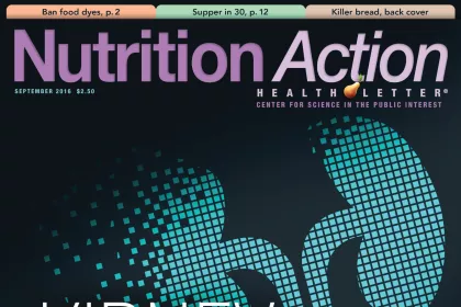 September 2016 nutrition action cover