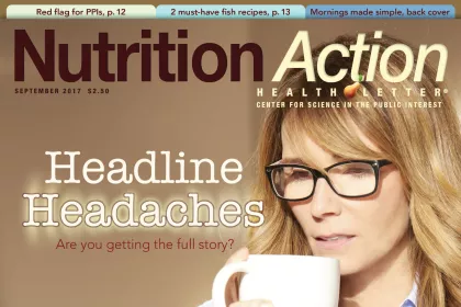 September 2017 nutrition action cover