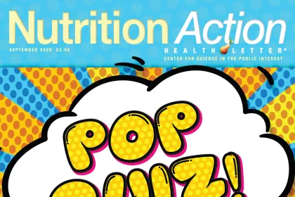 September 2020 nutrition action cover