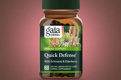 Gaia Herbs Quick Defense with Echinacea and Elderberry