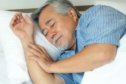 man sleeping