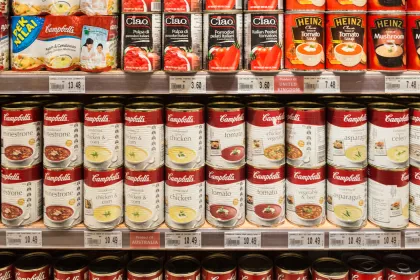 grocery store shelf