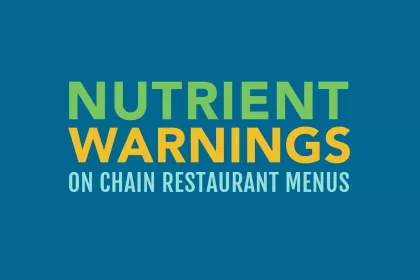 Nutrient Warnings Toolkit Cover Image