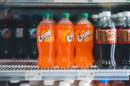 Sugary soft drinks available to children with kids' meals purchase
