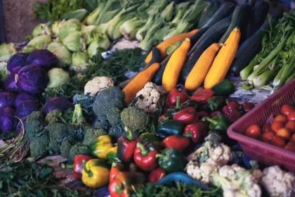 Produce on display for purchase