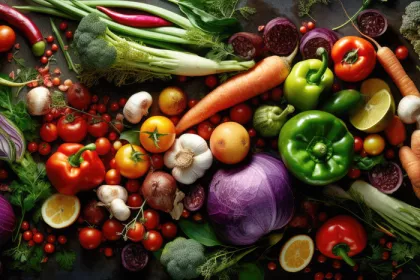 assortment of fruits and vegetables