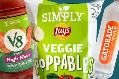 collage of products with misleading labels