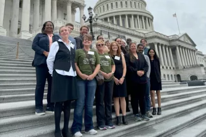 CSPI staff at a Hill Day event for GusNIP