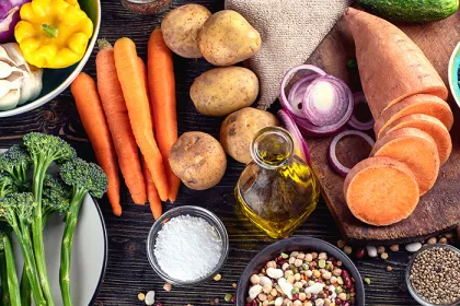 Assortment of vegetables on a table