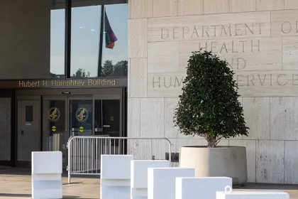 Exterior of Department of Health and Human Services building