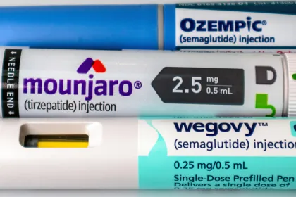 3 different injection pens of GLP-1 drugs