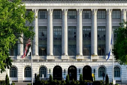 Façade of USDA building