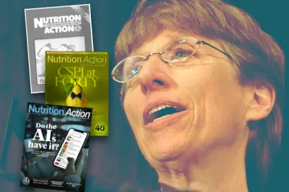 Bonnie headshot and 3 of her cover stories over the years