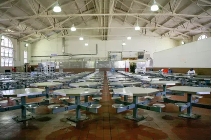 Prison dining hall