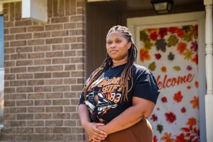 Aaranika Macon of LaPlace, Louisiana, says it took two months to receive benefits after she applied to the Supplemental Nutrition Assistance Program this year. “Usually when you fill out, they'll get back with you in, like, two weeks,” she says. (Halle Parker/Verite News)