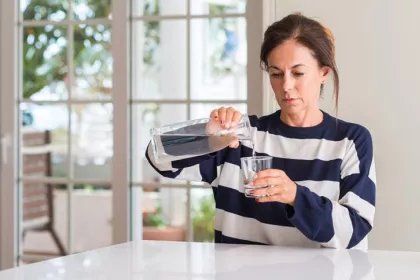 drinking water
