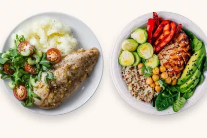 plates of food