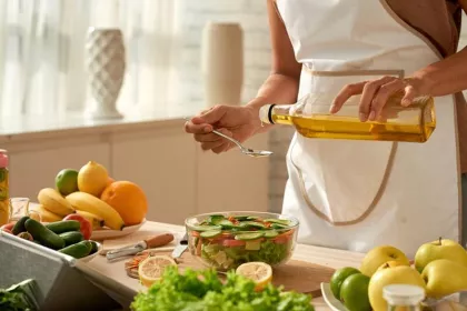 Salad preparation