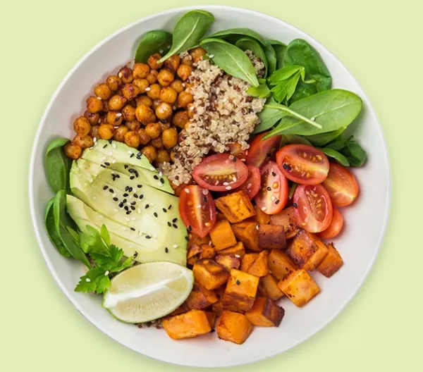 a flexitarian meal