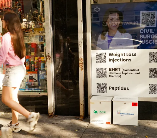 Experimental peptides are often sold at longevity, wellness, and “performance medicine” clinics — even though they haven’t been proved safe and effective in clinical trials.