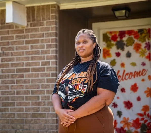 Aaranika Macon of LaPlace, Louisiana, says it took two months to receive benefits after she applied to the Supplemental Nutrition Assistance Program this year. “Usually when you fill out, they'll get back with you in, like, two weeks,” she says. (Halle Parker/Verite News)