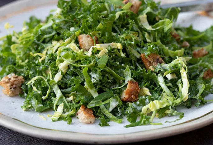 crunchy brussels salad
