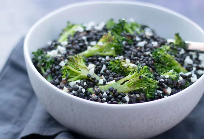 broccoli lentil salad