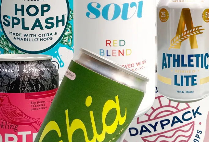 collage of non-alcoholic beverages