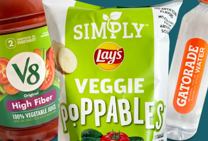 collage of products with misleading labels