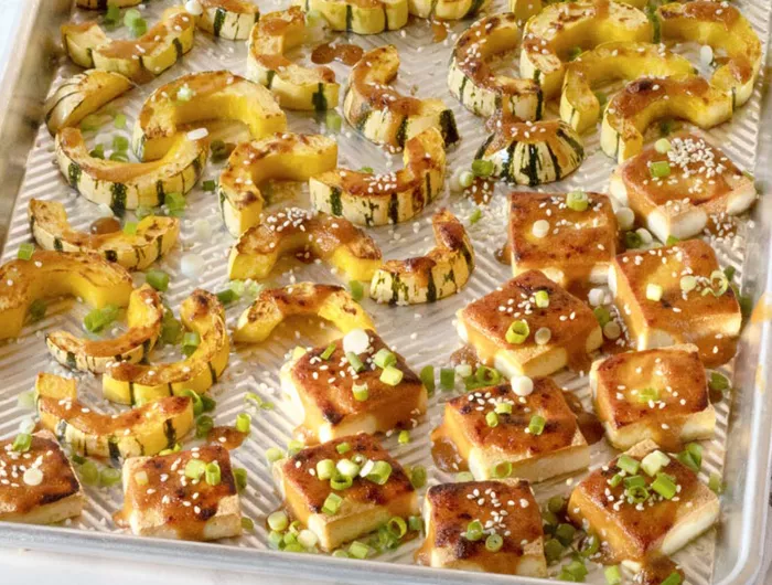 Miso-Glazed Tofu & Squash